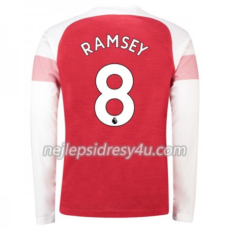 Fotbalový Dres Arsenal Ramsey 8 Domácí 2018/19 Dlouhý Rukáv